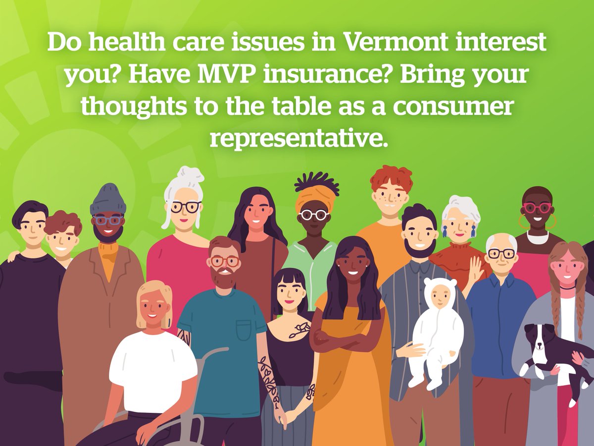 Are you interested in improving health care in Vermont? Have MVP insurance? Bring your thoughts to the table as a consumer representative. We are seeking a consumer of MVP health insurance to serve on our board of managers. Learn more: bit.ly/3sgFrXb