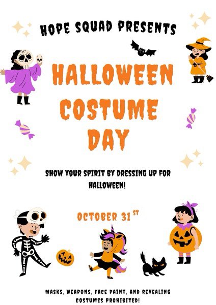 CATS let’s see your costumes on Tuesday!!! 🎃👻