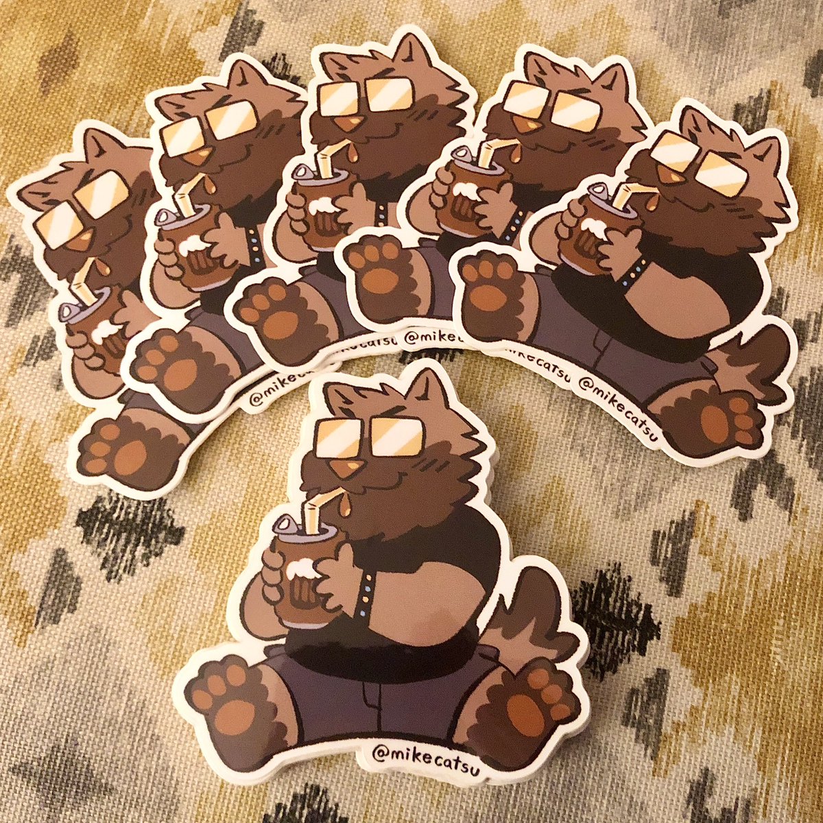 「STICKERS GET!!!! hope to trade y'all at 」|✨mike✨のイラスト