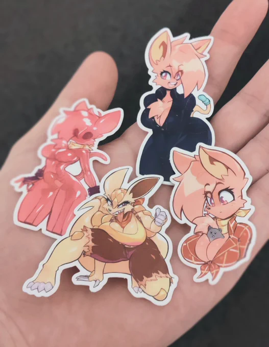 Tomorrow I'll be attending Koyocon in Aarhus. I'll be there all weekend where I'll sell prints, stickers and charms. I've got a few new stickers since last convention too!If you're attending the con, make sure to swing by!  