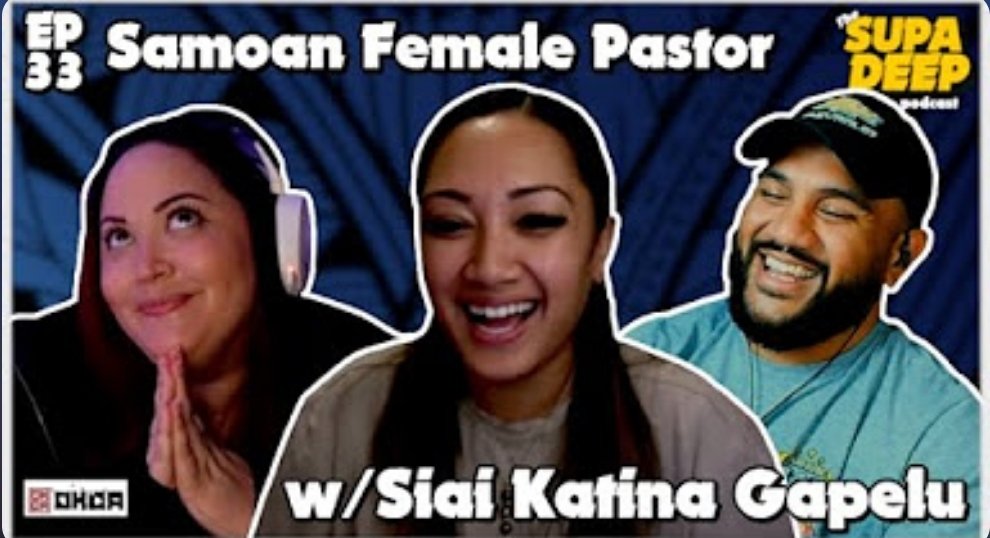 insidethePACpod's tweet photo. Episode 33 is OUT NOW ft Samoan Female pastor Siai Katina Gapelu! Enjoy and let us know what you think of episode! *Full episode Link is in BIO* #supadeeppod #podcast #podcastandchill #siaikatinagapelu #samoanpastor https://t.co/v50sURfEF4