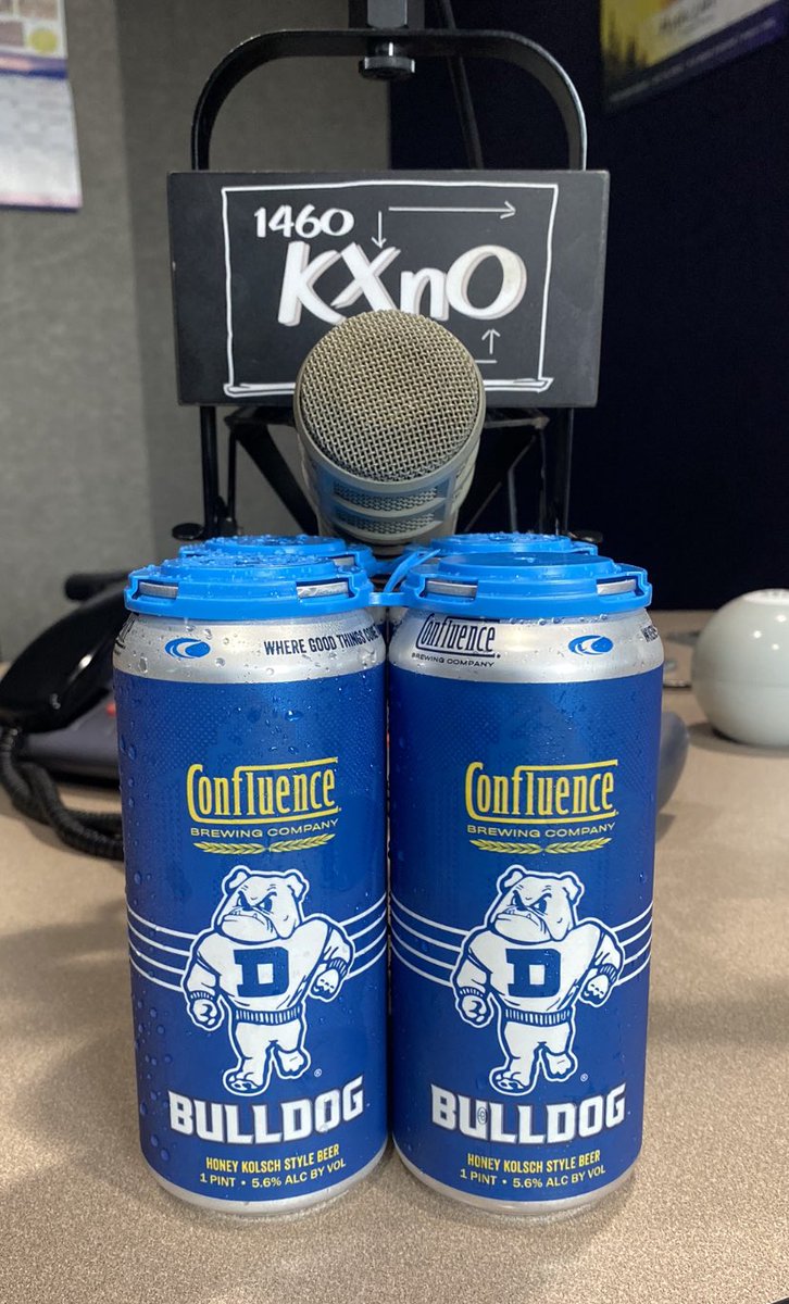 Murph_Andy's tweet image. Getting a sneak peek of the new @ConfluenceBrew and @DUBulldogs partnership!
