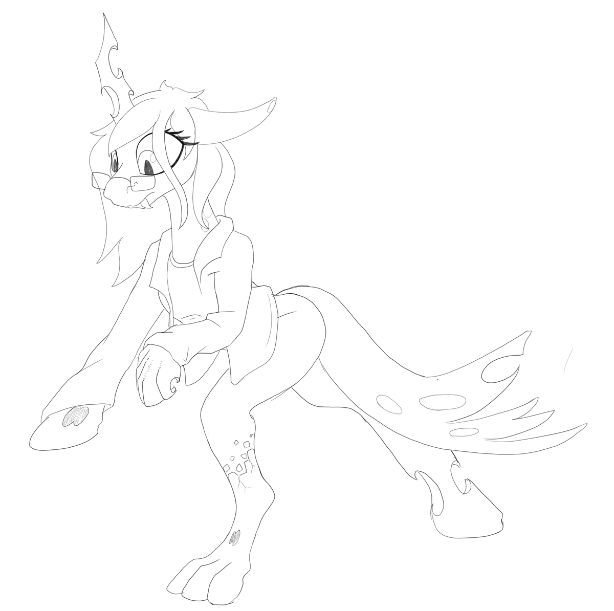 More #Octransfur doodles
Horn - Rarity tf
Volunteer - Phoenix tftg - Phoenix rejuvenation trial
Money - Renamon tf - TF microtransactions 
Change - Queen chrysalis tftg - Becoming the queen of change(lings)
#transfur #TFEveryday