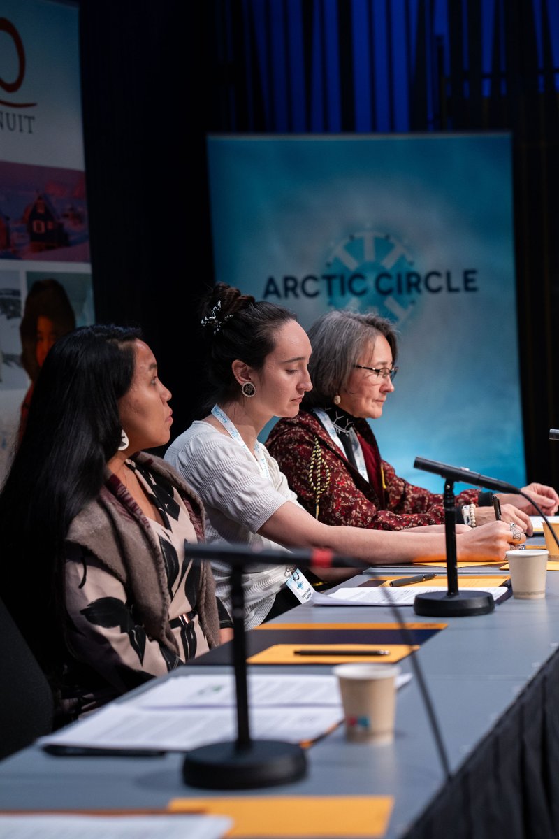 Inuit Leadership in Arctic Marine Governance 🌊🪸🐟 This session came right on the heels of the 2023 Delegates Meetings in #Ilulissat, where Inuit renewed agenda for Inuit Nunaat marine governance priorities @SaraOlsvig @VicBuschman #ArcticCircle #Assembly2023