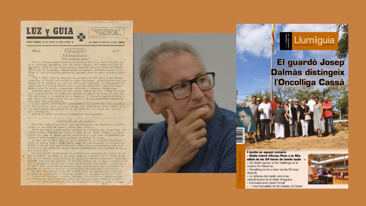 periodistes_cat's tweet photo. Anem ja pel lliurament dels guardons! La primera Mosca serà la del Col·legi, que reconeix els quasi 80 anys de la revista cassanenca #Llumiguia i la trajectòria del seu director Joan Carles @jccodola. En fa la glossa la Isabel @ipascualsardo #MoscaCole #Mosques2023 #CPCGirona https://t.co/FDFHfanssJ