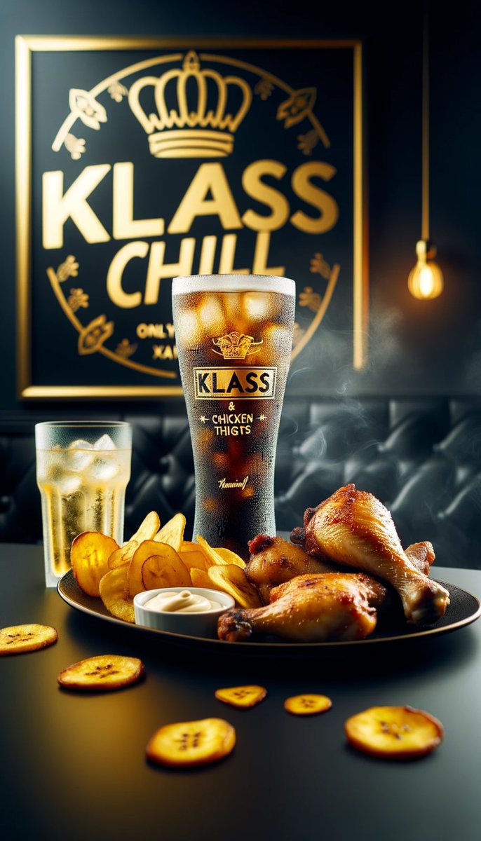 'Experience culinary perfection at Klass Chill! 🍽️ Chicken and Chips at an unbeatable 2000XAF. Pair it with our selection of cold drinks. 🥂🥤 #FoodLovers #KlassChillSpecial #DineInStyle'