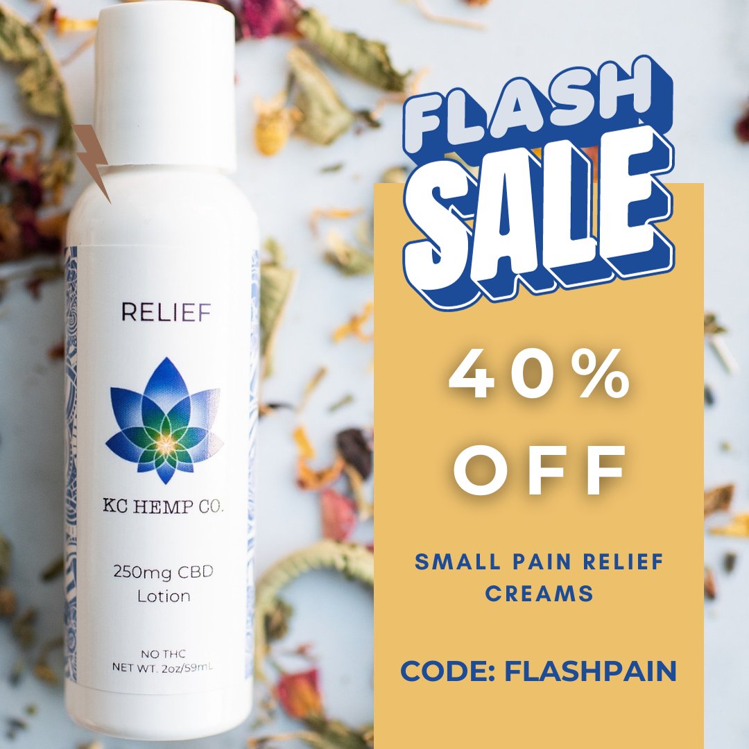 NOW THROUGH MIDNIGHT FRIDAY! loom.ly/UenC7Bo

#flash #paincream #sale #localkc #shopsmall