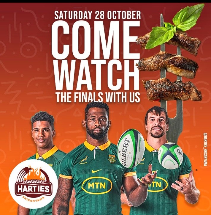 YeezyLufuno's tweet photo. Let's plug each other with area's that you can go and watch boks final live match https://t.co/XNUgXqjFN2