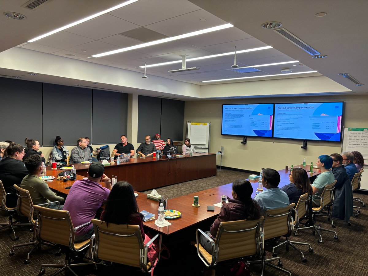 Great meeting last night led by one of our leaders Fred Tchang with help from Thais Pedroso and Megan Ardis (Tesch) on Salesforce Winter '24 Release Notes. Thanks to Russ Clayton for hosting! @GinaMarquesNJ @anthonypica #SalesforceNJ #AwesomeAdmin #TrailblazerCommunity