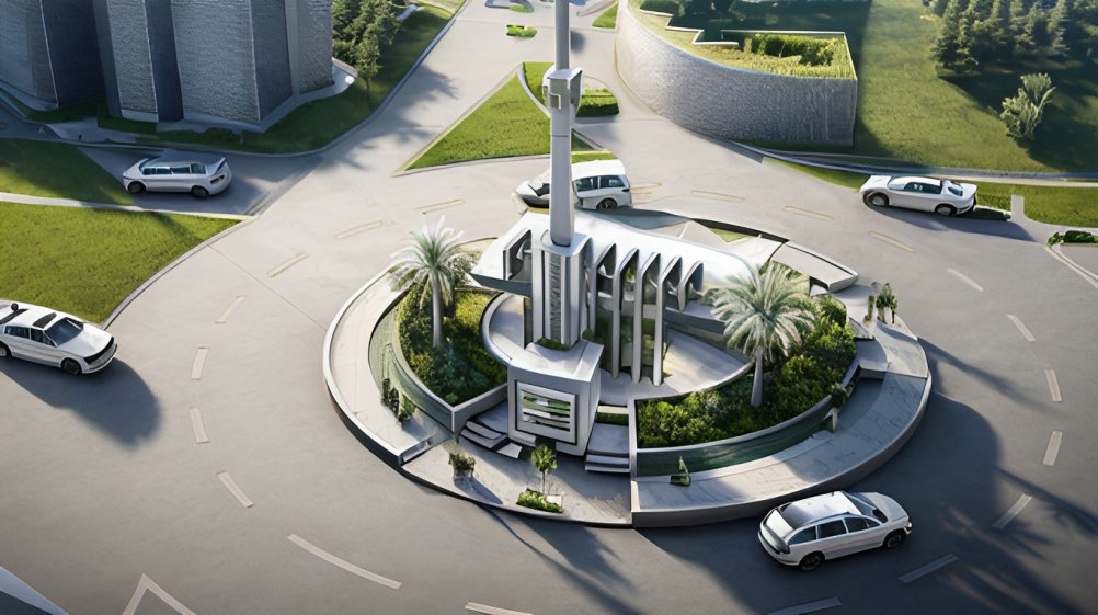 archmingistu's tweet photo. "Behold the architectural masterpiece at the crossroad of #Burao! A stunning tribute to the visionary leader, Abdirahman Ahmed Ali, the first President of Somaliland. This monument stands as a symbol of his remarkable legacy and the indomitable spirit of the #somaliland people. https://t.co/dte8nrTiTo