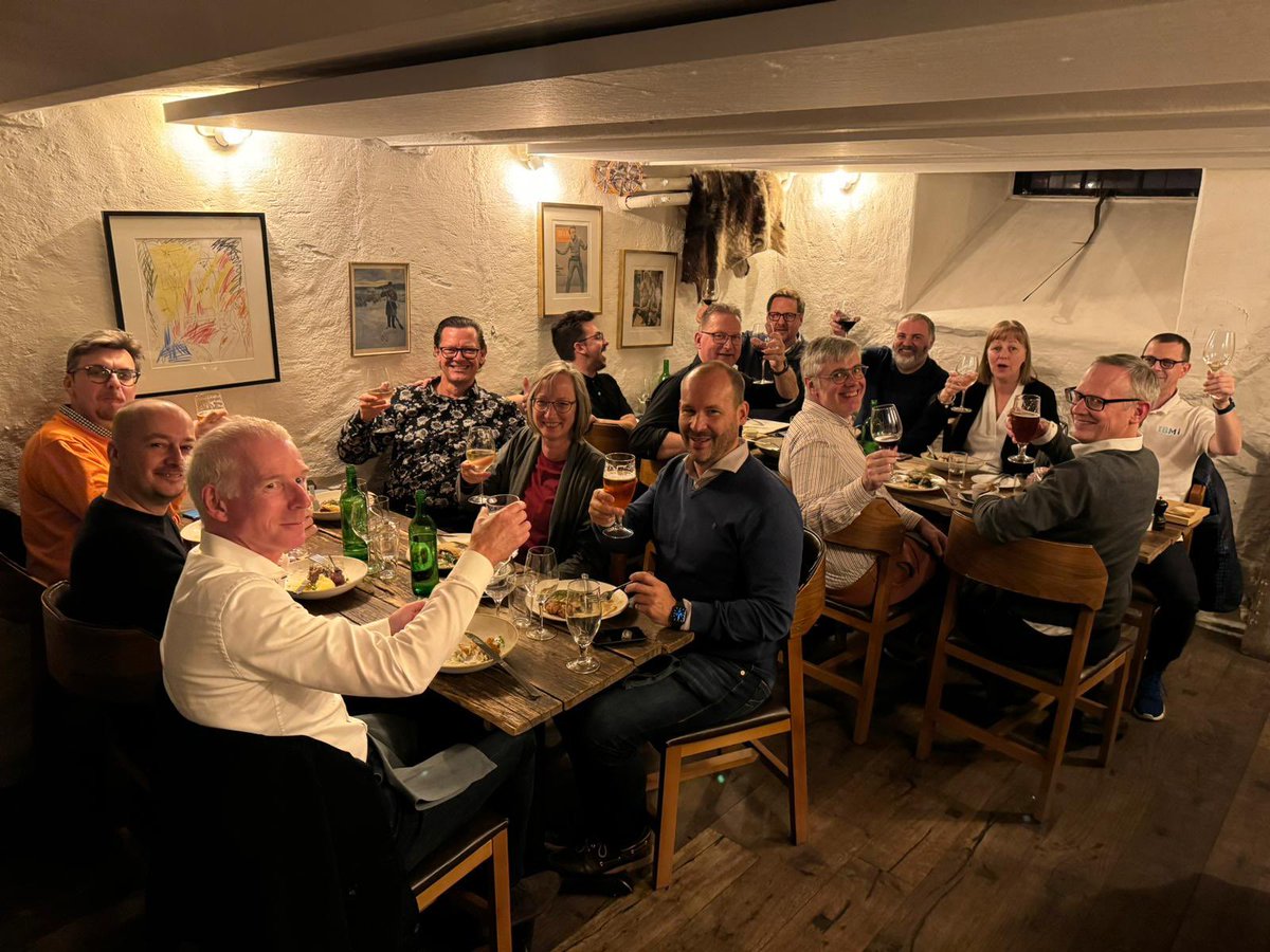 After the hard work, CEAC dinner with IBMers