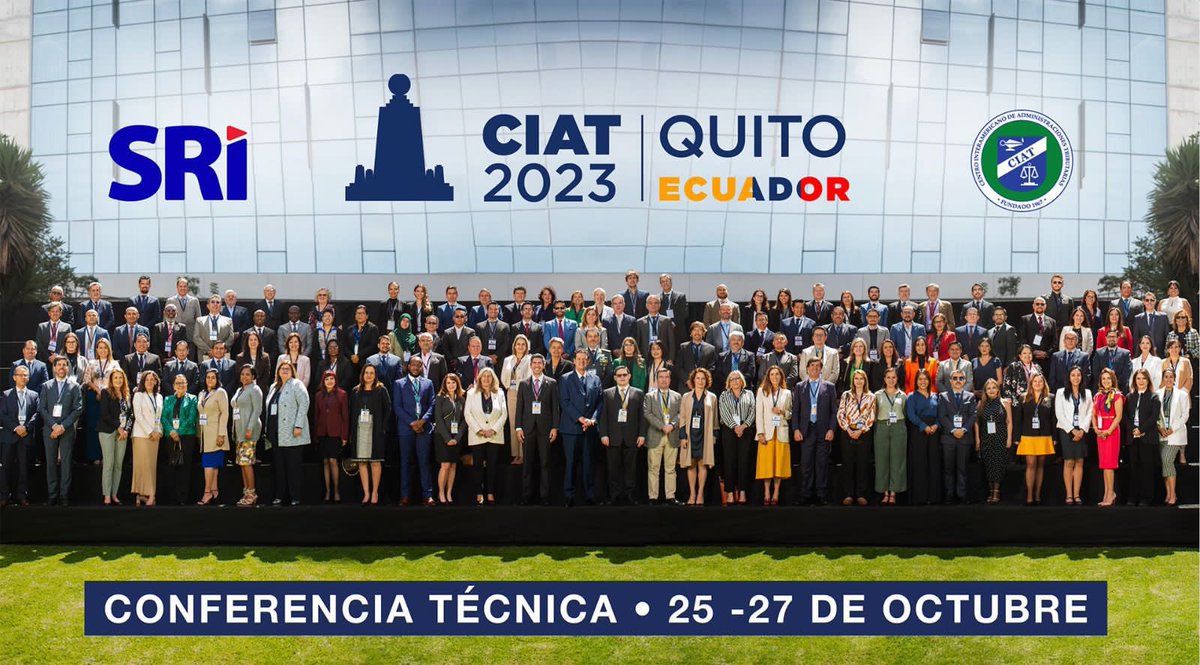 DanielaProanoC's tweet photo. #SRIZonal1 

Participamos en la conferencia #CiatEcu2023 🇪🇨, orgullosa de ser parte de este importante encuentro junto a expertos y líderes en tributación. El tema principal Mejores Prácticas para Reducir la Evasión Fiscal, en el Marco de la Fiscalidad Internacional. https://t.co/T3vDfRuqFk