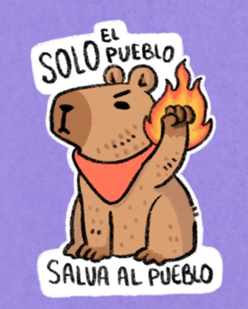 NodLG29's tweet photo. Hablando de ilustraciones con tema de protesta, hagamos un hilo con las que vean. Empiezo por estas de @lunadegatos https://t.co/KUgyn3irll
