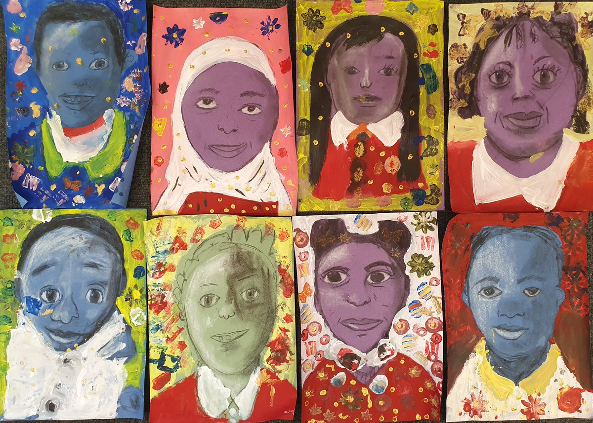 So proud of year 4 @StMattResearch for their wonderful self portraits this afternoon!