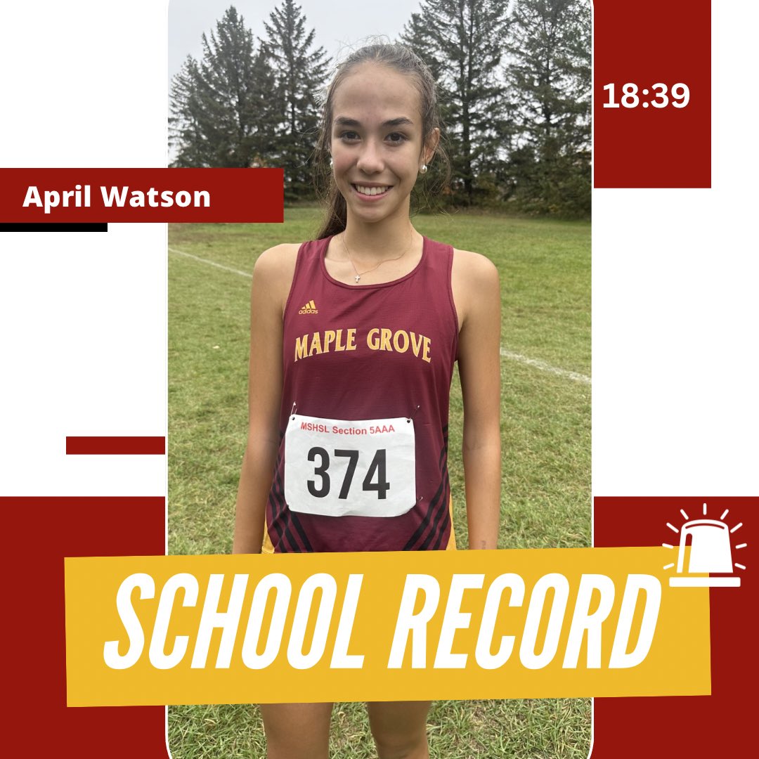 🚨🚨APRIL WATSON WITH A MGSH SCHOOL RECORD🚨🚨

#schoolrecord #onfire @MGActivities