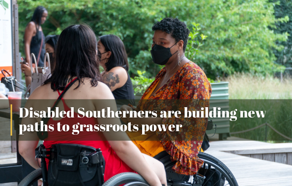 ericstonr's tweet photo. @DisabledSouth co-founder Dom Kelly discusses how disability justice can address the region’s most urgent political crises. @the_tattooedjew  https://t.co/lRmUMhyM0d https://t.co/Dt8vO81FWQ