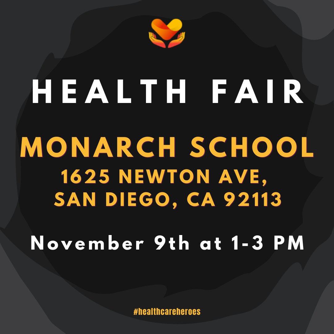 🌟 Join us at our Health Fair at Monarch School in San Diego! 🌟

Dr. Le and the VCF San Diego team will be at Monarch School in San Diego, CA, on Thursday, November 9, from 1:00 PM to 3:00 PM. 🏥✨

Interested in volunteering? Click the link in our bio.

#VituityCares