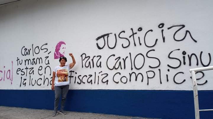 🔴HOY🔴 Estuvimos acompañando a Lourdes Mejia  en la exigencia de justicia por Carlos Sinuhé a 12 años de su ejecución extra judicial.‼️

#lapolicianomecuida 
#niperdoniolvidocastigoalosasesinos