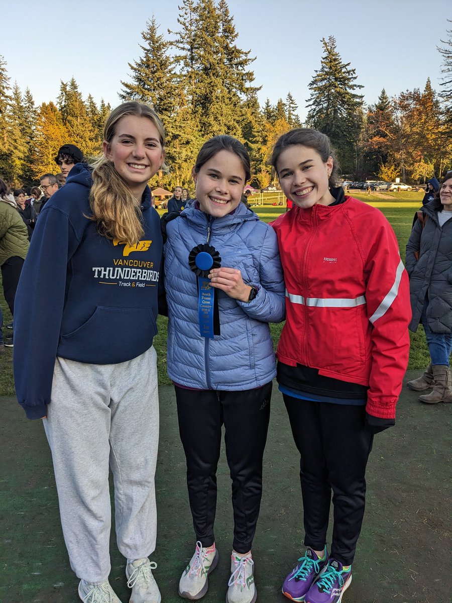 Our senior girls cross country team placed first in the AA South Fraser Cross Country Championships! They will represent the school at the upcoming Provincials on November 4th. Go Storm!