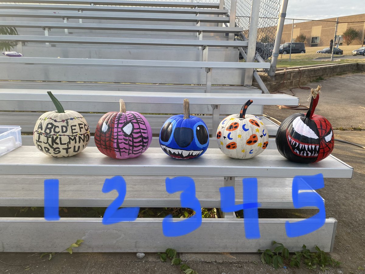 ladywolverines_'s tweet photo. We need your help on deciding which pumpkin is the best! @LHSintheNews https://t.co/UdkTUjT7QL