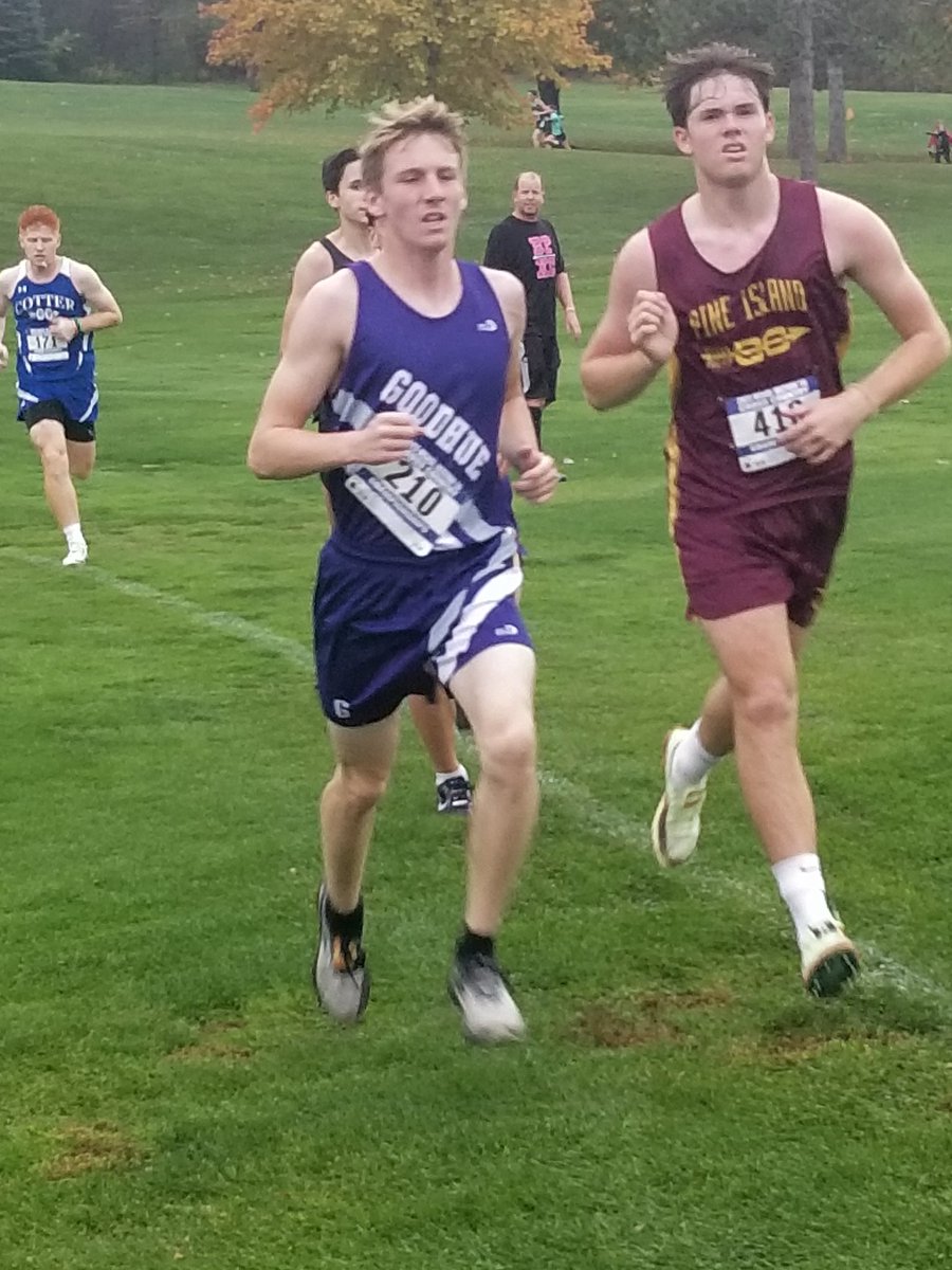 Thanks for a super fun season, Wildcats!  Congrats to seniors JJ and Ali on their strong final runs!  Way to go Mari!... Finishes 10th and medals, just missing a state birth.  Very proud of all of our runners!  Go Wildcats! <a href="/GoodhueAct/">Goodhue Activities</a> <a href="/goodhueschool/">Goodhue School</a>