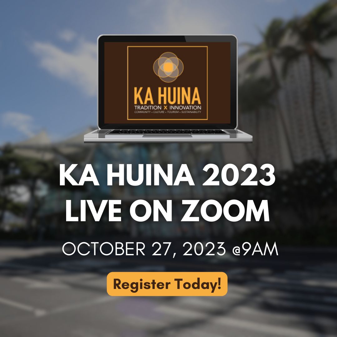 For those who can't attend Ka Huina in person, join us on Zoom! Please register at this link: buff.ly/3s0DPkv