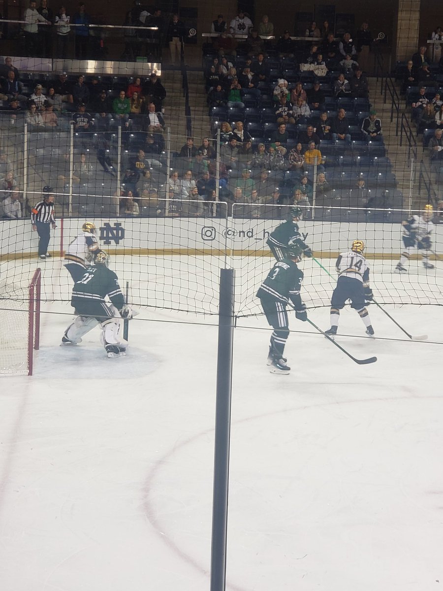 My first ND hockey game! Go Irish!