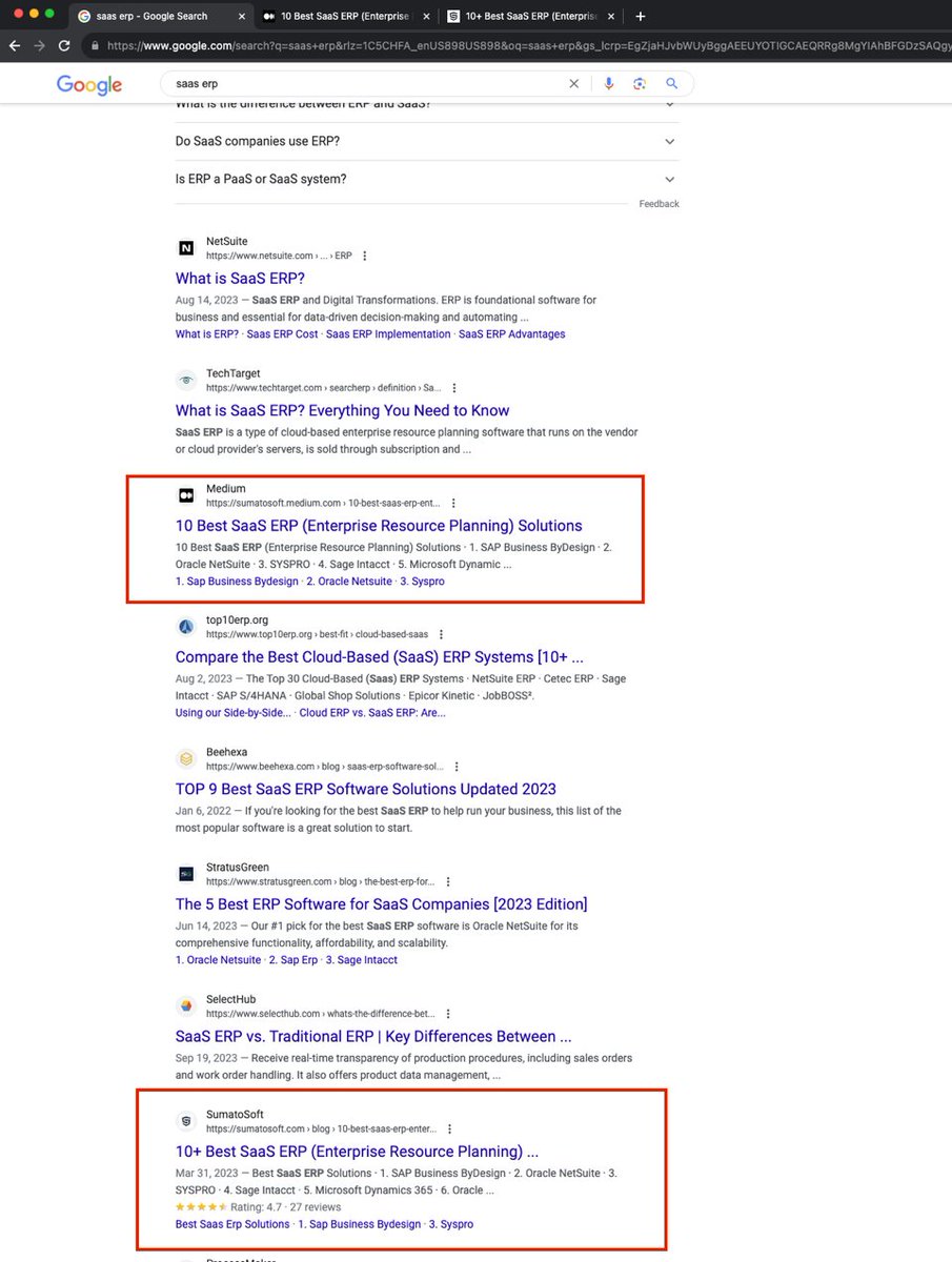 noahcostello's tweet photo. @iambrandonsalt @searchliaison @retro_dodo Today, I learned that duplicate content is now okay and you can rank two pages with duplicate content in the top 10. I don't think anyone knows anymore what matters.

I guess the content is so helpful they'll rank it twice? https://t.co/0PgHxQXfaN