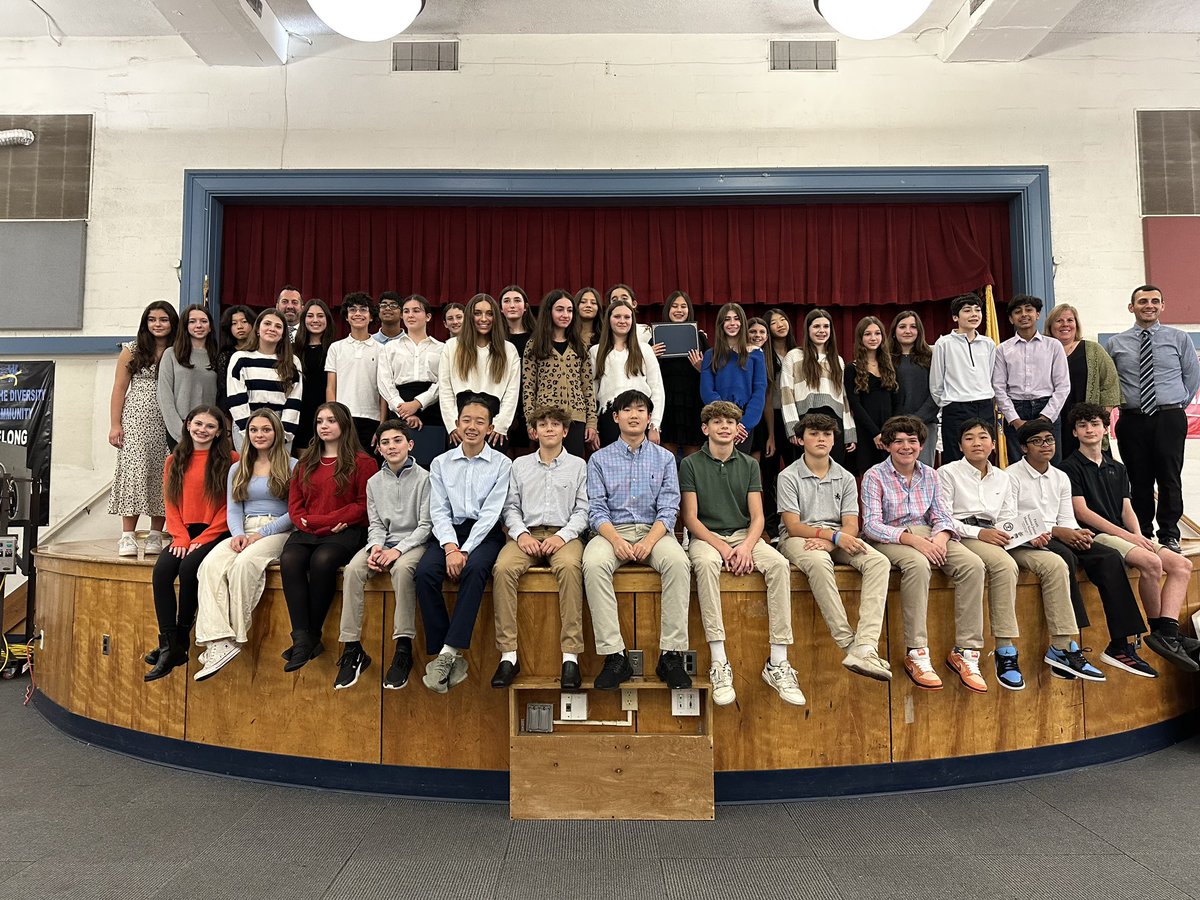Congratulations to the inaugural members of the FAMS National Junior Honor Society! Great work by Mr. DiMichele and Mrs. Prunk for organizing the program and the induction.