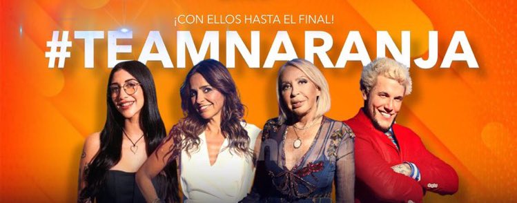 comentemoslo's tweet image. GALA FANTÁSTICA PARA #TEAMNARANJA 

- LAURA SALVADA 
- CARMEN SALVADA 

- MARTA NOMINADA 

SI ERES TEAM NARANJA 
ESTE ES TU LUGAR 
AQUÍ TENEMOS LA FAMILIA NARANJA 

@comentoGHVIP8  gracias por el apoyo somos una familia. 

#GHVIPGala7