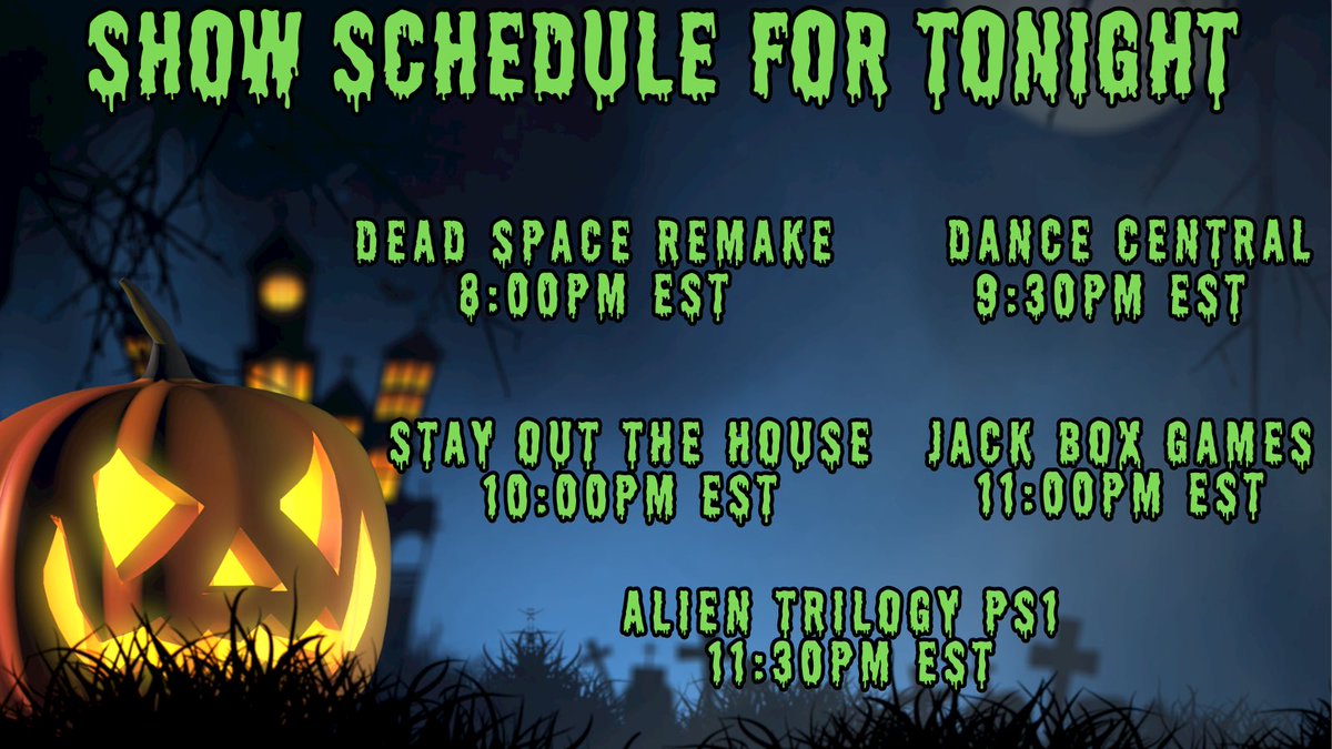 The LastRespawn Show is live! 
David and Xander are playing the scariest games ever set in space for your enjoyment! 
Watch David dance with his dads corpse! 💀🥃

twitch.tv/thelastrespawn…

@Retweelgend @StreamerHype #Twitch #Halloween #DeadSpaceRemake #Aliens