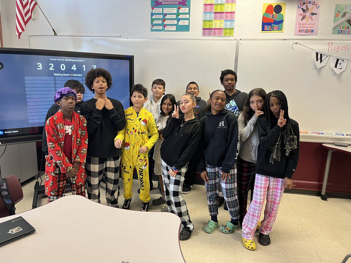 NPMS_MsLucio's tweet photo. Pajama Day at NPMS!! https://t.co/R3N84CY3fb