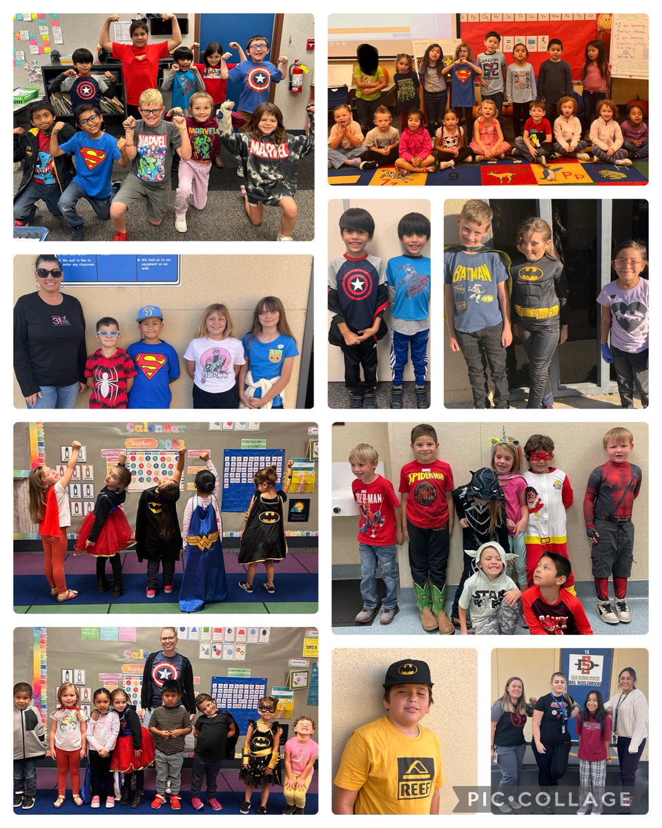 It is Red Ribbon Week and today our scholars wore Superhero gear to show the world that saying no to illicit drugs, tobacco usage, and vaping gives you Super Powers. Way to go Cougars! #TheHUSDWay #CottonwoodCougars #RedRibbonWeek2023