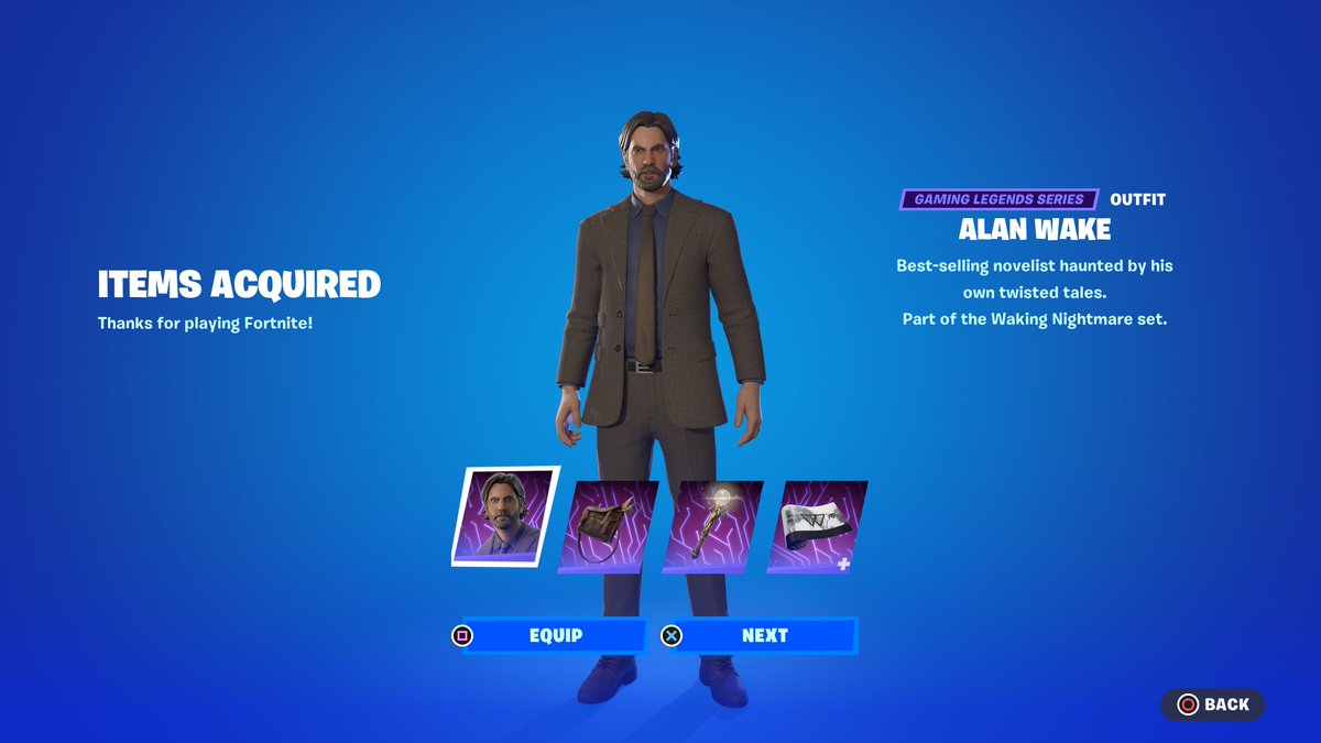 FortniteFNLK's tweet photo. Fortnite Alan Wake Skin Giveaway 

To Enter: 
❤️♻️ LIKE &amp; RETWEET
📲 FOLLOW @ForkniteStatuss 
🔗 COMMENT “DONE” https://t.co/v0RZIVFuOc