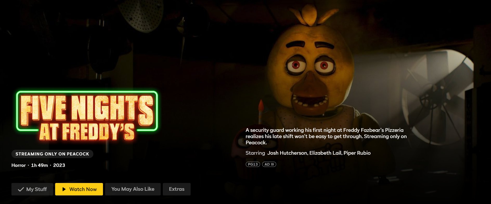 How To Stream The Five Nights At Freddy's Movie