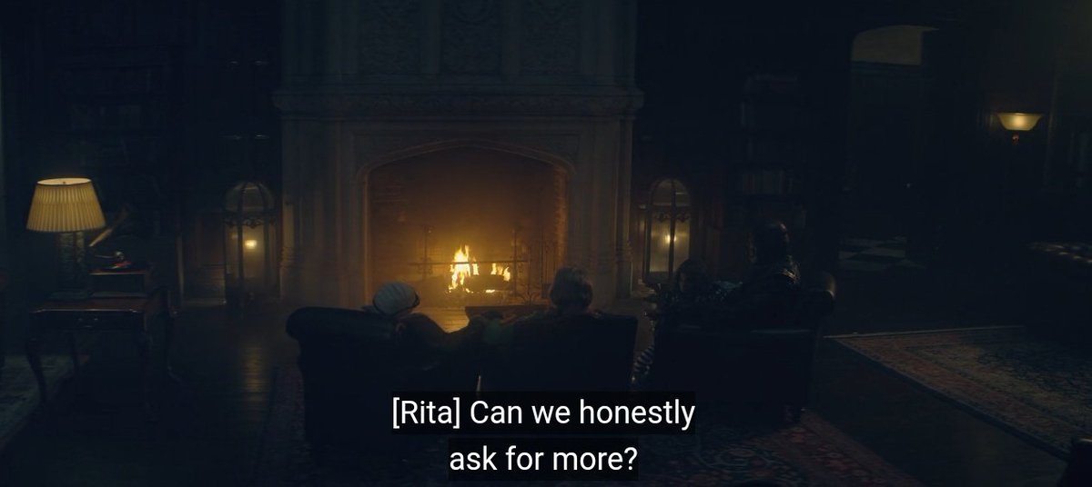 This is for me the most emotional moment of the entire season so far. Knowing that it is the end of this series and seeing the original team together again remembering old moments knowing that they are going to die, is very touching ♥️