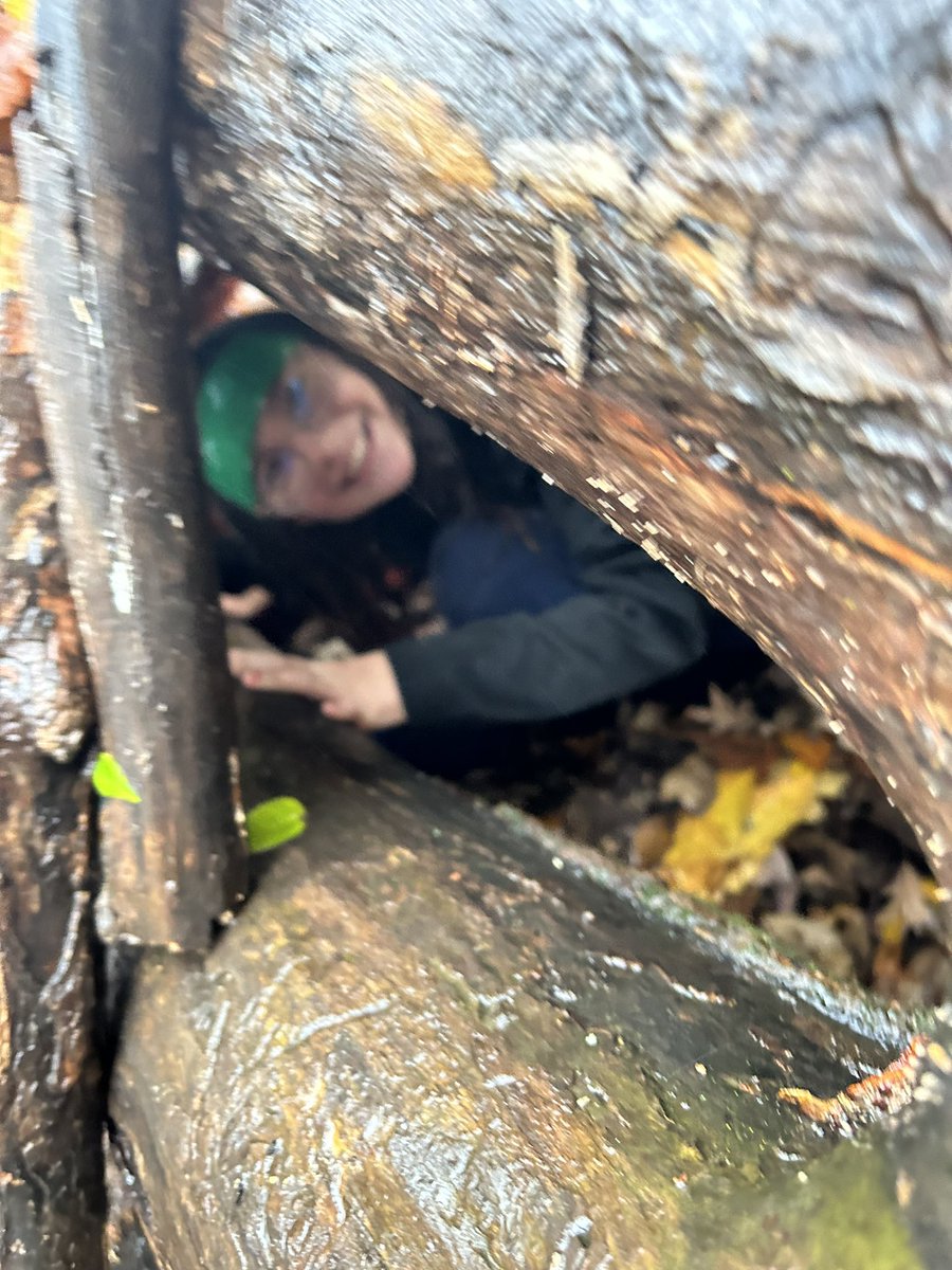 Shelter building at outdoor ed