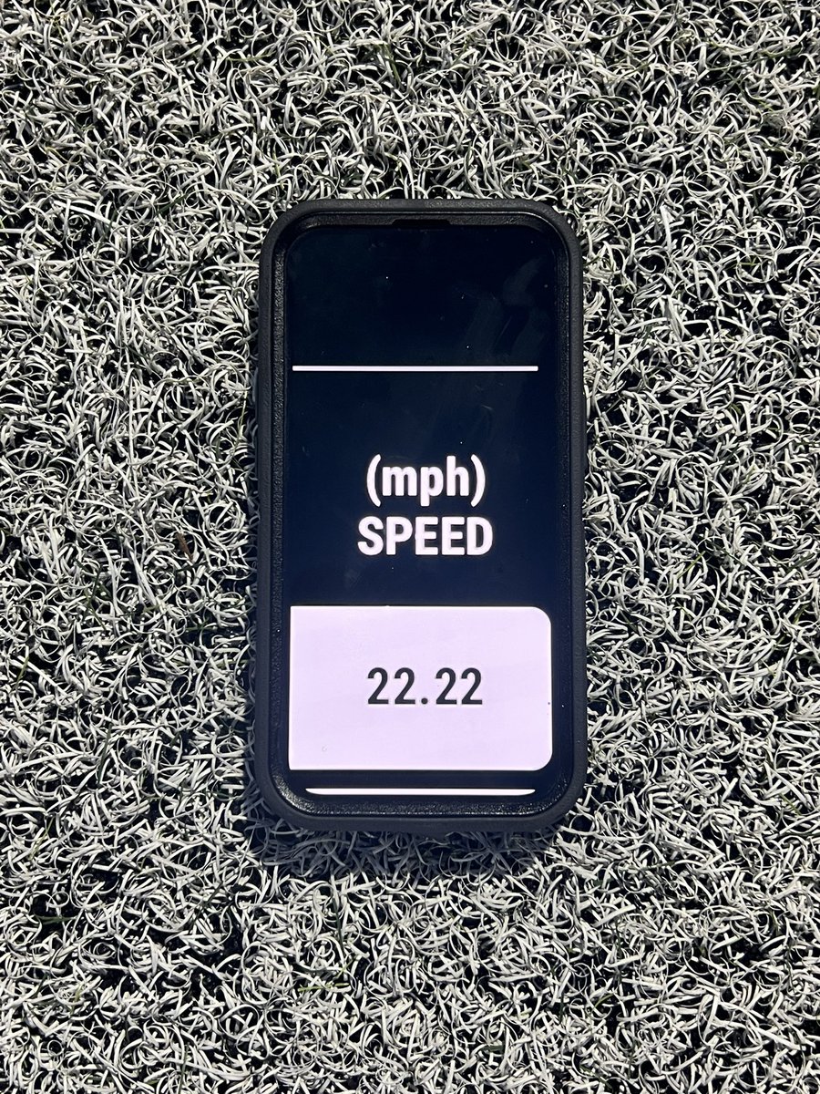 Griffin Carney (@griffincarney27) on Twitter photo 40 Time - 4.58
Top End Speed - 22.22 mph
Recorded by <a href="/freelap/">Freelap</a>
<a href="/CoachJTAyers/">J.T. Ayers 🇺🇸</a> @FWCBASEBALL_ <a href="/FreelapUSA/">Freelap USA</a> 40 Time - 4.58
Top End Speed - 22.22 mph
Recorded by <a href="/freelap/">Freelap</a>
<a href="/CoachJTAyers/">J.T. Ayers 🇺🇸</a> @FWCBASEBALL_ <a href="/FreelapUSA/">Freelap USA</a>