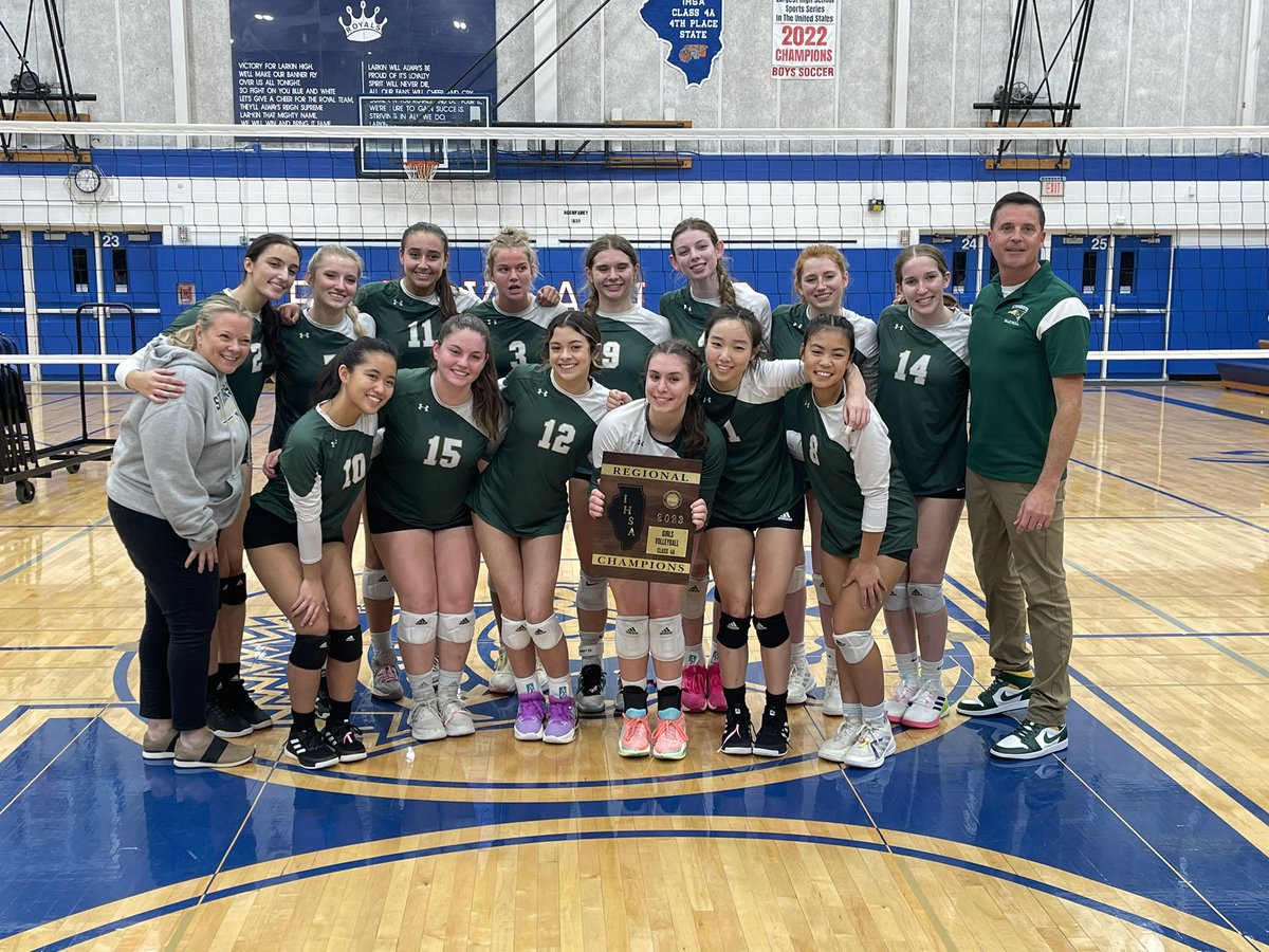 Patriots win the Regional title this evening over Rolling Meadows 25-13, 25-18. Season record 30-7.  The Patriots will play Hersey Monday evening at Hoffman Estates H. S. In the Sectional Semi-Final.