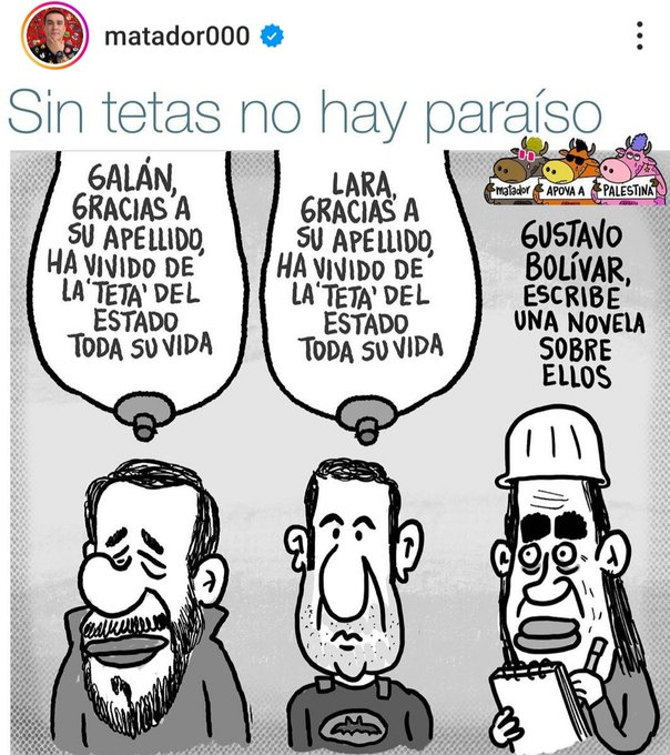 ControlSocial23's tweet photo. Bogotanos, bobotanos y demàs habitantes de Bogotà, recuerden que hay que votar por el man que tiene casco, hay que votar por @GustavoBolivar , no lo olviden. Caricatura de @Matador000 https://t.co/vZyqKqpjs0