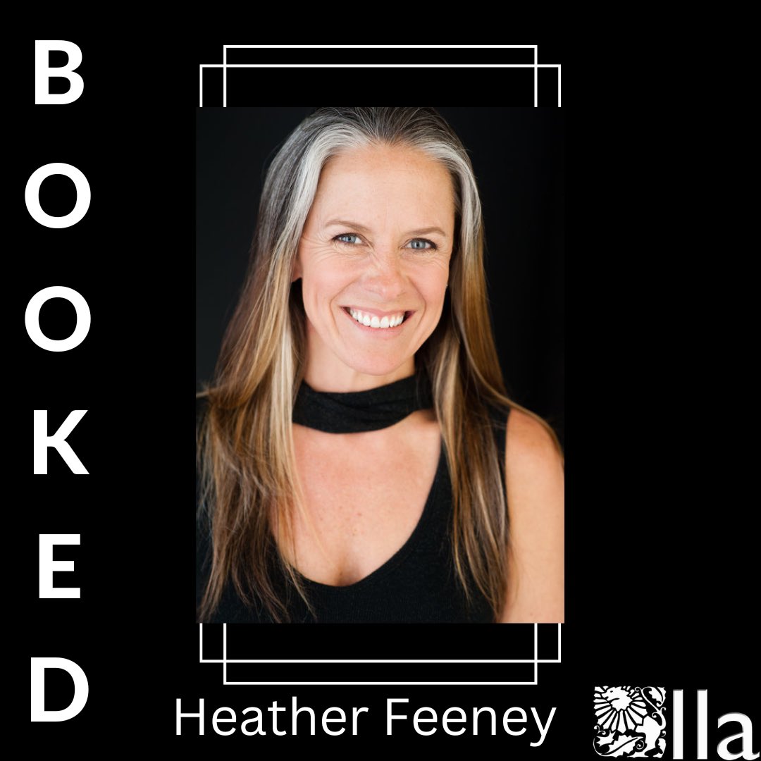 Well well well! Yet another fabulous, talented actor of ours is booked. Congratulations @HeatherFeeneyBC on the booking!
