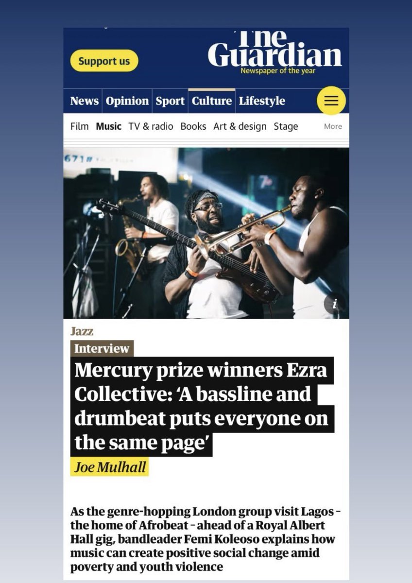 Ezra Collective: When Jazz meets Afrobeats, another generation kisses both.