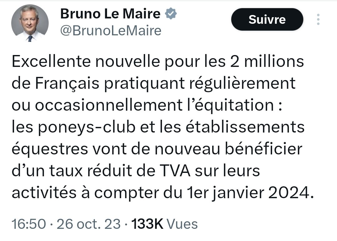Babar_le_Rhino's tweet photo. Enfin un coup de pouce pour les pauvres Français qui pratiquent l'équitation, une tranche de la population connue pour ses difficultés financières https://t.co/K0WrMW3dji