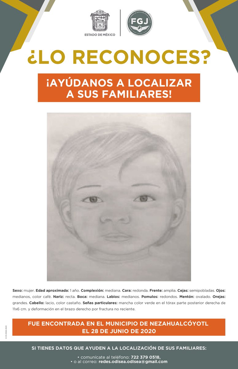 📷Tu apoyo es importante, ayúdanos a difundir, cualquier información para identificar a la siguiente persona comunícate al 📷800 890 2940 y 📷 800 7028 770 #FiscalíaEdoméx.