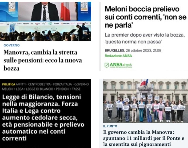 8 giorni per leggere il testo della #LdB, approvata in tempi di record, che doveva essere condivisa e inemendabile.
È passato 1 GIORNO ed è già carta straccia.
Pronti, decisi, compatti.
#GovernoMeloni
#pensioni
#opzionedonna
<a href="/GiorgiaMeloni/">Giorgia Meloni</a>
<a href="/matteosalvinimi/">Matteo Salvini</a>
<a href="/Antonio_Tajani/">Antonio Tajani</a>