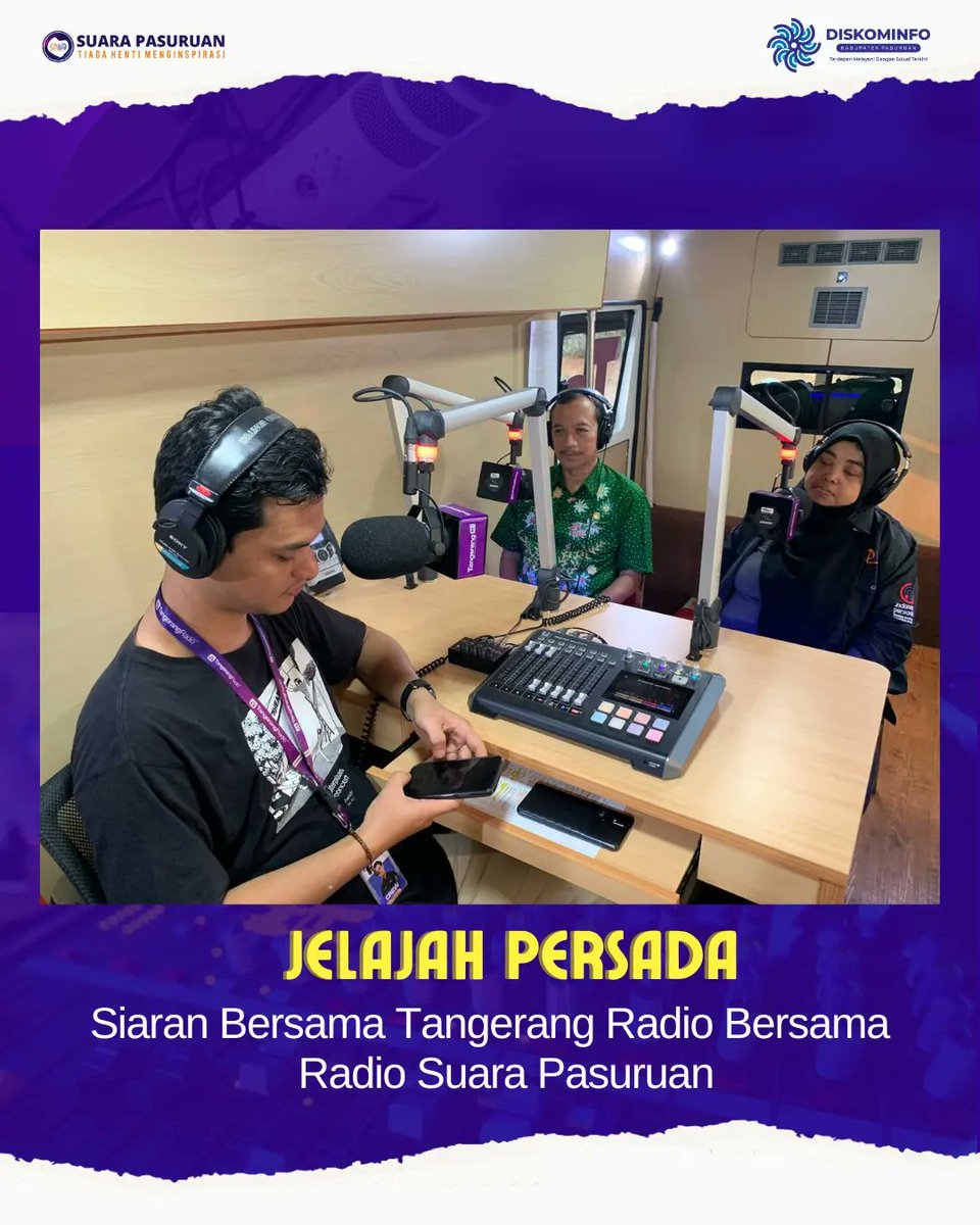 Halo Pasuruan People, setelah singgah di Subang, Brebes, Pekalongan, Semarang, Sragen, Ngawi, Nganjuk, Jombang dan Kota Pasuruan. Jelajah Persada bersama <a href="/tangerangradio/">Tangerang Radio</a> tiba Radio Suara Pasuruan mengupas beragam potensi di Kabupaten Pasuruan.

#suarapasuruan