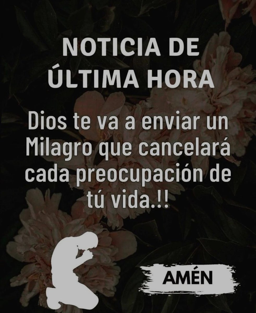 PiensaPositivoR's tweet photo. 🌟✨Vibro en Abundancia🌟✨

✨💰Noticia de última hora✨

🙏💰Decreta: AMÉN💰🙏 https://t.co/jSwVN1Wbbc