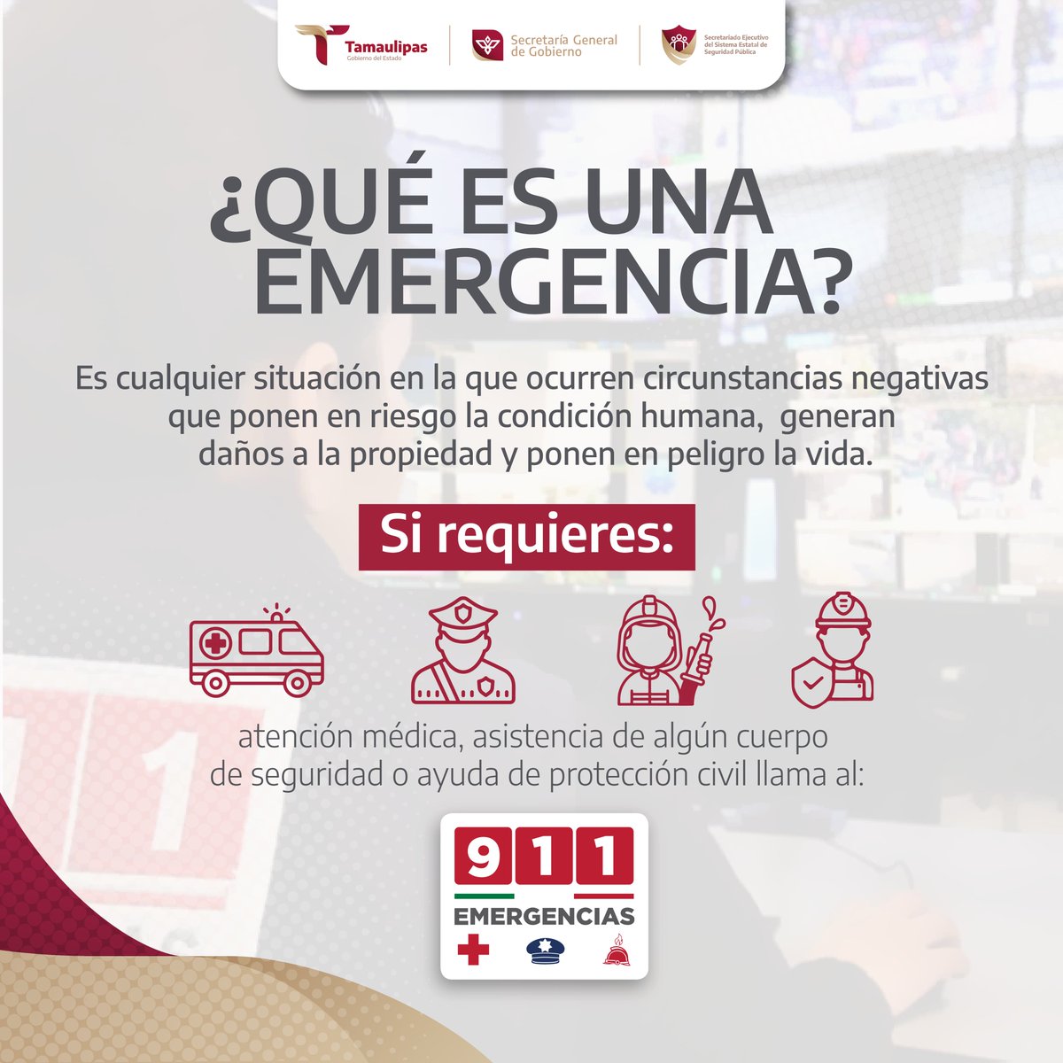🚨 El  9-1-1 es tu línea directa de emergencia. 🚨

Marca este número en caso de requerirlo.
#ConfiaEnEl911