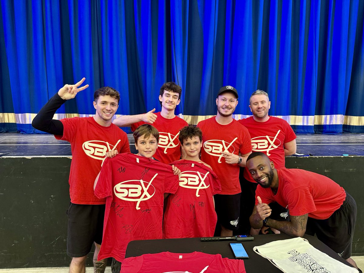 mortimer's tweet image. The boys loved the show this afternoon from ⁦@SBX⁩