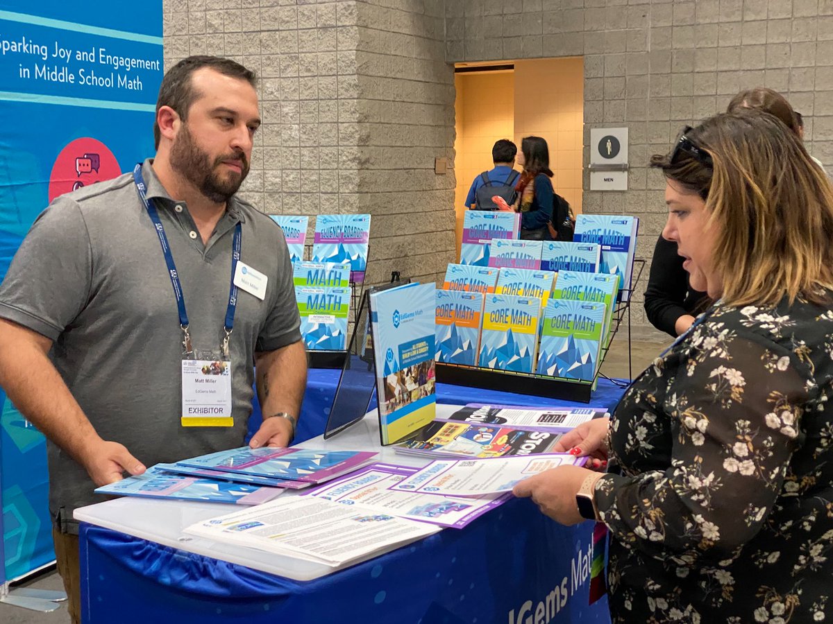 We've had a great start to the NCTM Annual Conference in Washington, DC! If you're here, come stop by our booth #201 in the exhibit hall! @NCTM #NCTMDC23